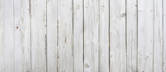 Poster - White painted pine boards create a copyspace image against a white backdrop