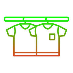 Poster - Clothes rail Icon