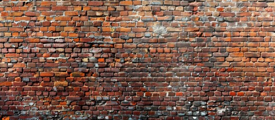 Ideal brick wall as background for cover page with ample copy space image