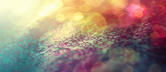 Aufkleber - Design with a blurry object and patterned background for copy space image