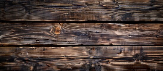 Aufkleber - Top view of a wooden surface creating a backdrop with space for text or images. copy space available