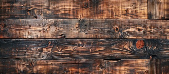 Poster - Texture of a wooden background with copy space image