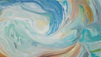 Aufkleber - This vibrant swirl of colors creates a captivating abstract composition.