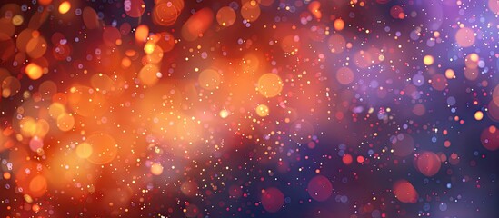 Poster - Festive abstract background with blurred bokeh lights ideal for copy space image