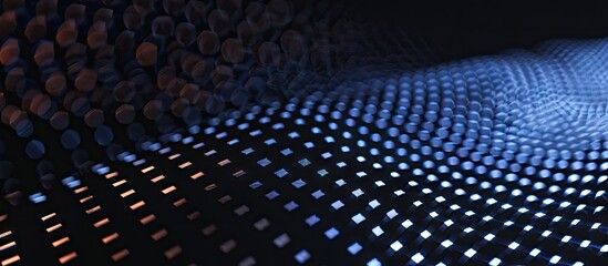 Poster - Polka dot pattern illuminated with copy space image