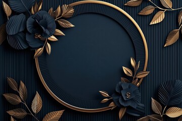 Wall Mural - Luxury collection of vintage card templates with an empty design