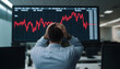 © photo for everything - Trader watching stocks crash on screen