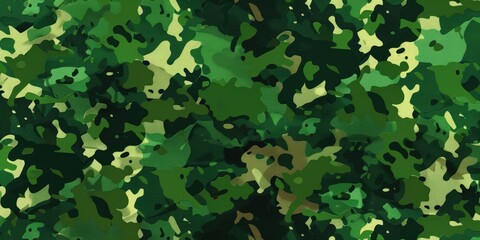 Wall Mural - Trendy Green Camo Background