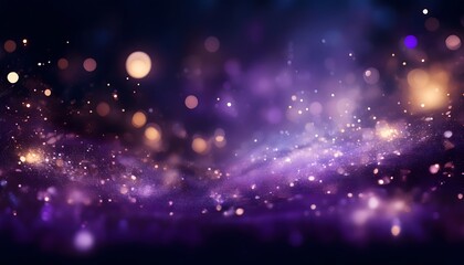 Wall Mural - Purple abstract background with bokeh