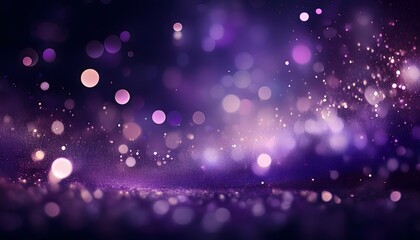 Wall Mural - Purple abstract background with bokeh