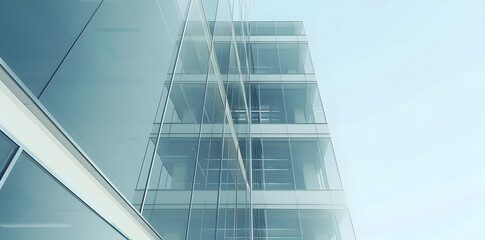 Wall Mural - Modern Glass Building Facade Architecture - Photo