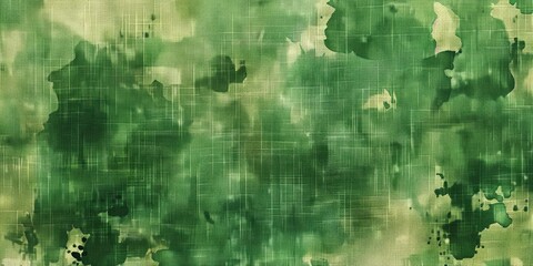 Wall Mural - Green and Yellow Camo Texture, Modern Vibrant Camouflage