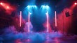 © Viktorikus - Dynamic Concert Stage with Vibrant Lights and Smoke Effects