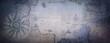 © Tryfonov - Old map collage background. A concept on the topic of sea voyages, discoveries, pirates, sailors, geography, travel and history. Pirate, travel and nautical background.
