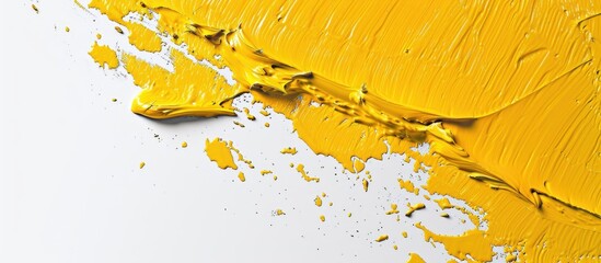 White background with yellow texture suitable for a copy space image