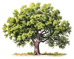 Sticker - PNG Tree plant oak tranquility.