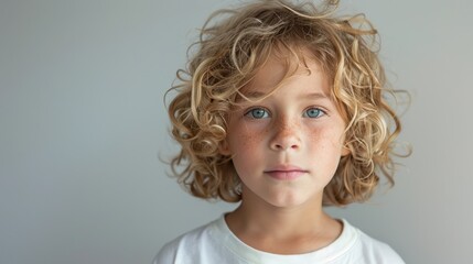 Canvas Print - The Freckled Blond Boy