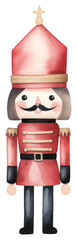 Sticker - PNG Nutcracker white background representation celebration.