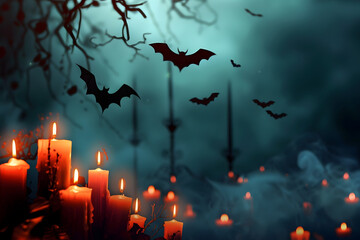 Wall Mural - halloween background