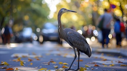 Avian in the street