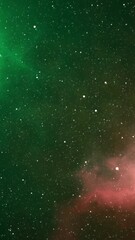 Wall Mural - rainbow nebula multicolor galaxy traveling into deep space universe milky way background vertical an