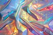 © Martin - Close-up of holographic foil featuring rainbow iridescence for a striking and futuristic look