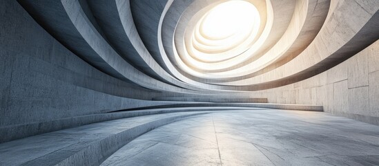 Poster - Abstract 3D Rendering of an Architectural Background