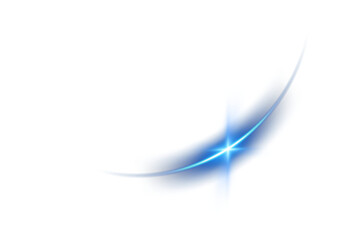 the edge of a solar eclipse. blue bright star and shimmering glare, transparent sunlight special len