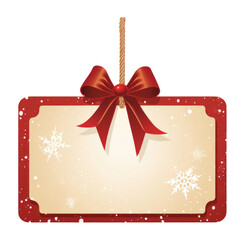 Sticker - PNG Christmas hanging sign christmas illuminated celebration.