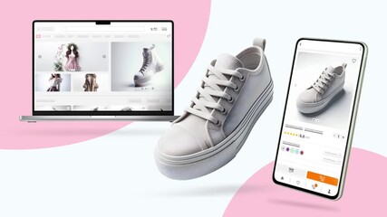 shopping and sales website for women's clothing. desktop and mobile responsive design.