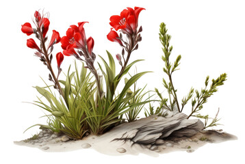 Wall Mural - PNG Alpines plant flower petal freshness.