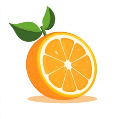 Sticker - clip art orange