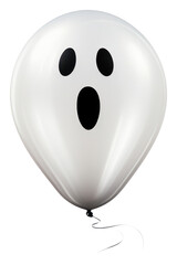 Wall Mural - PNG Black spooky ghost balloon white white background transportation.