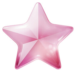 Sticker - PNG Pink star simplicity appliance.