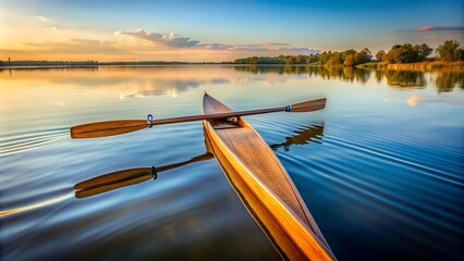 Wall Mural - Serene Reflection: Boyd Lake's Tranquility  Generative AI