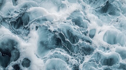 Poster - Marble texture background in a single color, captured in close-up to highlight the natural patterns.