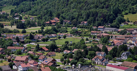 Sticker - le village de Bussang dans les Vosges