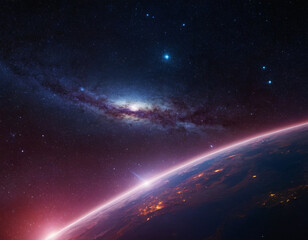 Wall Mural - deep space and the universe