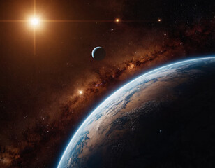 Wall Mural - deep space and the universe