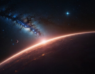 Wall Mural - deep space and the universe