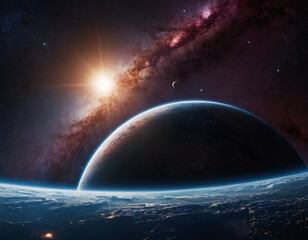 Wall Mural - deep space and the universe