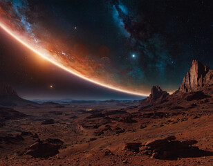 Wall Mural - deep space and the universe