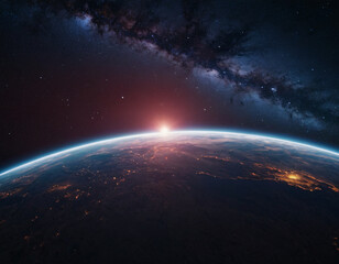 Wall Mural - deep space and the universe