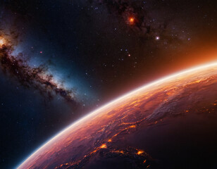 Wall Mural - deep space and the universe