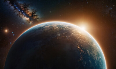 Wall Mural - deep space and the universe