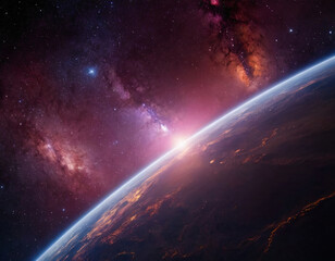 Wall Mural - deep space and the universe