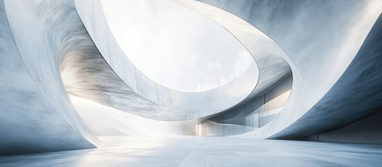 Poster - Abstract 3D Rendering of an Architectural Background