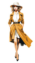 Poster - PNG Footwear overcoat fashion adult.