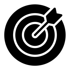 Sticker - target glyph icon