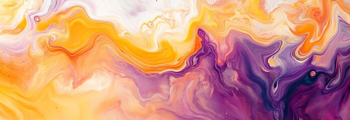 Canvas Print - This art photography features an abstract marbleized background with beautiful colors.